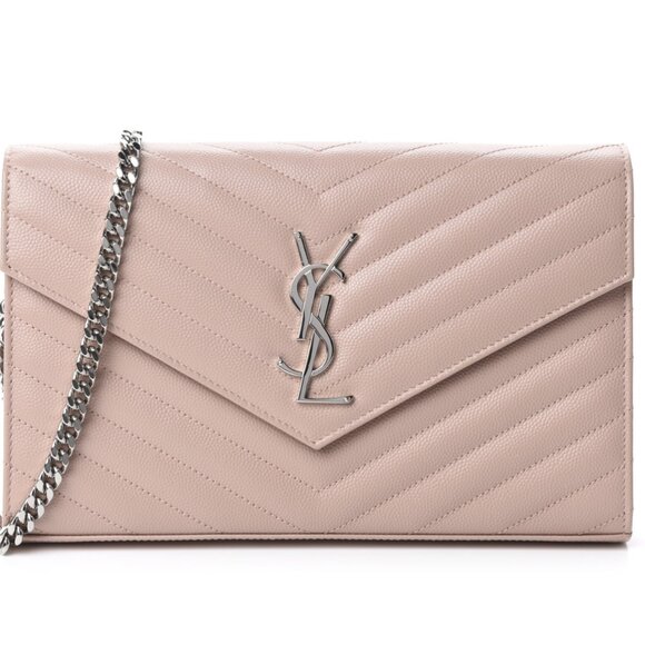 Yves Saint Laurent Cassandre Envelope crossbody - Large YSL wallet on chain - Picture 1 of 15